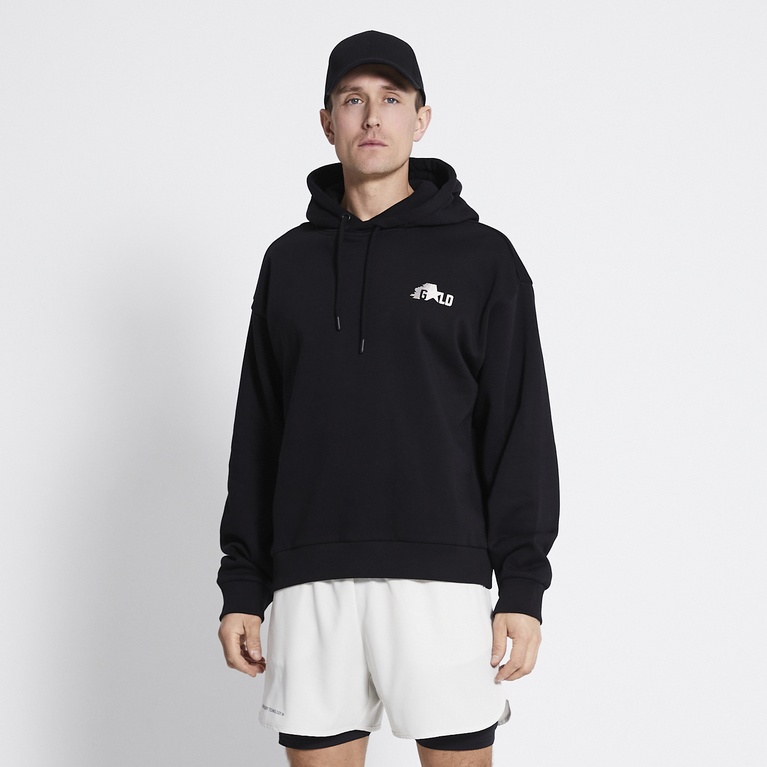 Heavy hoodie "Rex Hood" Black 2